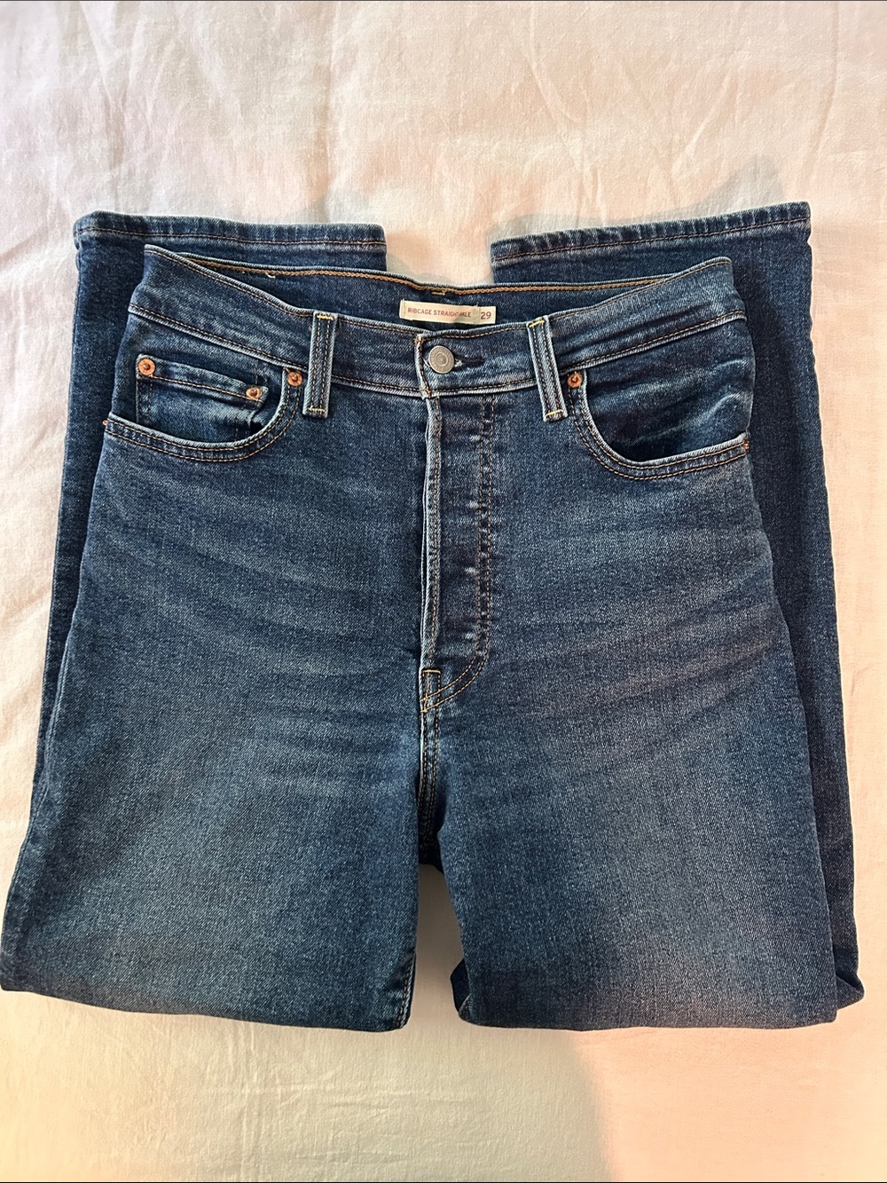 Levi's Women's Ribcage Straight Ankle Jeans Sz 29